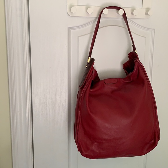 Anthropologie Beracamy Paris Viagem Leather Hobo - Picture 3 of 7